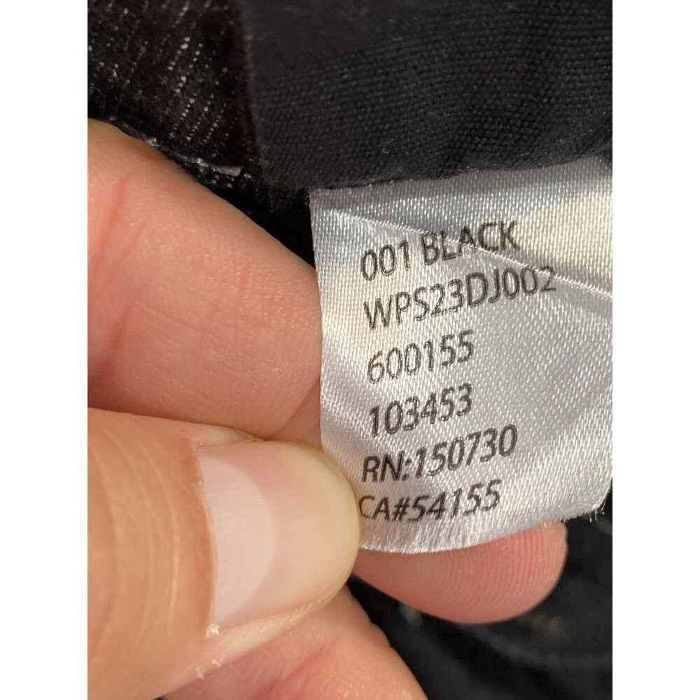 Ksubi Jeans Womens 24 Black Charcoal High Rise Wide Leg 100% Cotton Denim Turkey - Picture 15 of 16